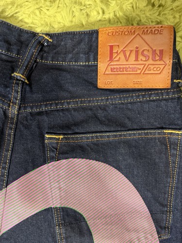 Evisu ice crean denim jeans - evisu, crean,
