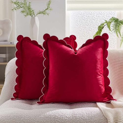 Velvet solid ruffle - 18",