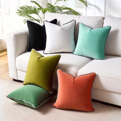 New velvet piped edge - velvet,