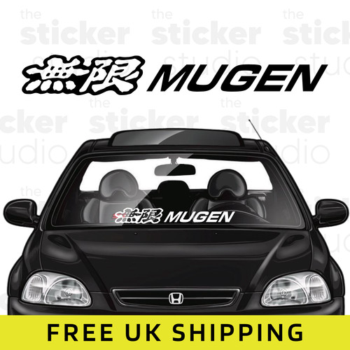 Mugen sticker 55cm decal - mugen,