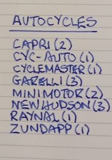 AUTOCYCLE LOG BOOKS  NEW HUDSON RAYNAL ETC MEMORABILIA MAN CAVE COLLECTORS ITEM