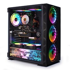 Gaming PC i5 FAST Computer GT710 8GB RAM 1TB HDD Budget PC Tower Windows 10 WIFI