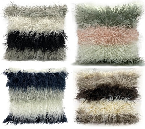 Faux fur cushion cover - fur,