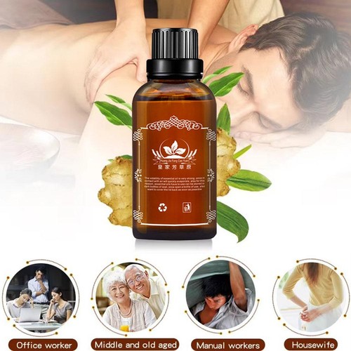 Ginger body massage - ginger,