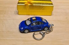 1/72 DIECAST VOLKSWAGEN NEW BEETLE TURBO S KEYCHAIN KEYRING Gift Pack 