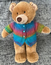 HAND KNITTED TEDDY BEAR