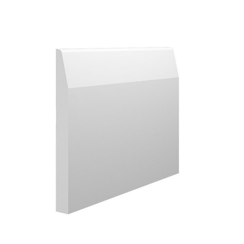 Chamfer round mdf skirting - round,
