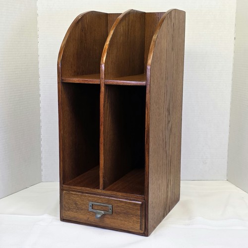 Vintage wood desktop - desktop, organizer