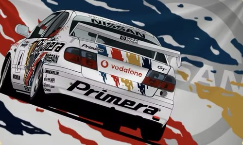 Nissan primera retro british - primera,