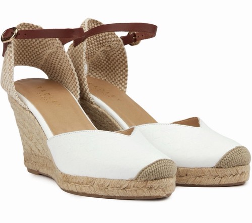 Radley white leather wedge - radley,