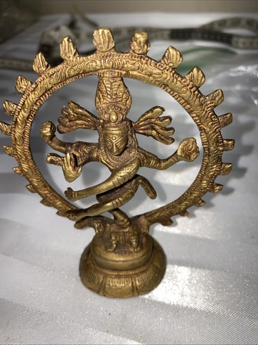 Vintage brass nataraja statue - vintage,