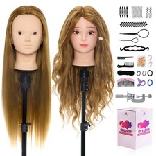 24'' 50% Real Hair Training