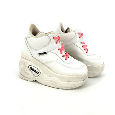 90s GoGo Trainers white platform Buffalo sneakers chunky Made in Italy Uk 3
