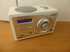 Logik LOG3006DBE DAB Digital Radio with Alarm Clock Compact Portable Radio White