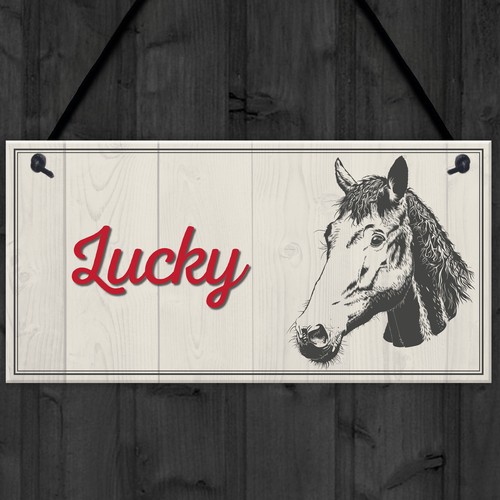 Personalised black horse - personalised,