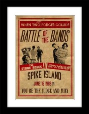 HAPPY MONDAYS  STONE ROSES Spike Island  Poster Mounted Framed  FREE POST