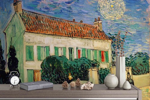 Van gogh white house - 3d,