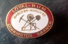NUM Enamel Badge  Miners