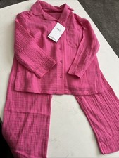 M&S Girls Pink  100% Cotton