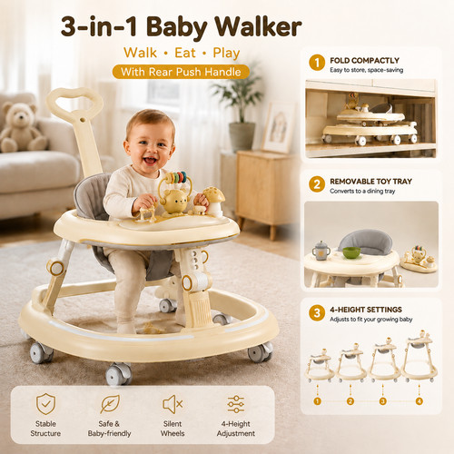 3in1 baby walker space - 3in1,