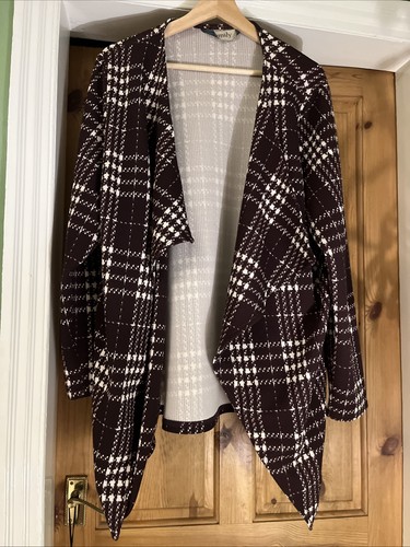 Burgundy red waterfall jacket - burgundy,