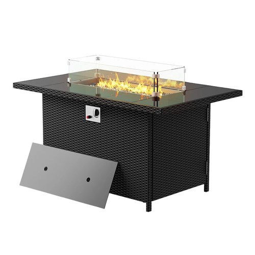Propane gas fire - fire, table