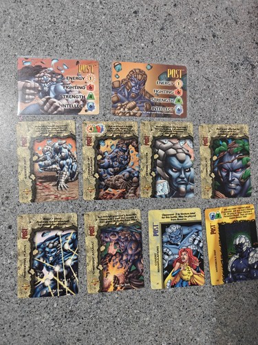 Marvel overpower cards lot - cards,