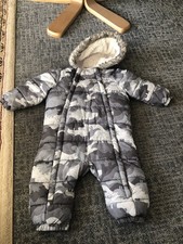 Grey All In One Suit 12-18 Month Hooded Outfit With Dinaswas