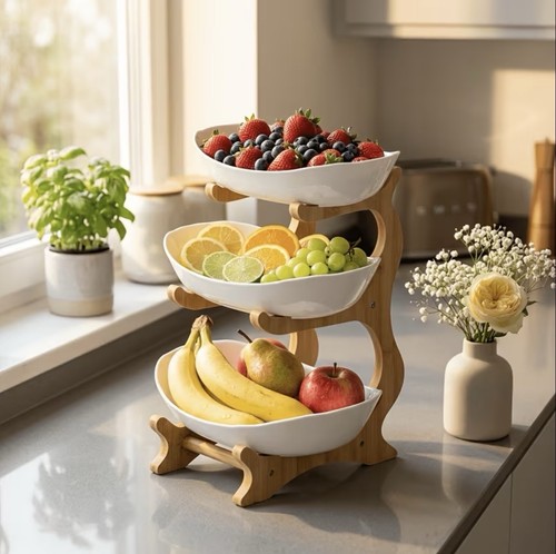 Tier fruit bowl - rack, kitchen