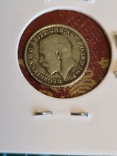 1917 george v sIlver 3d coin 
