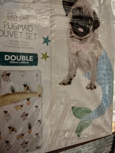 Pug dog pugmaid - duvet, quilt