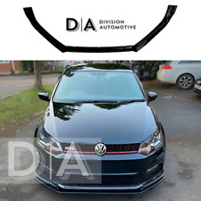 FOR VW VOLKSWAGEN POLO MK5 6R 6C GTI R FRONT SPLITTER SPOILER LIP BODY KIT 09-17