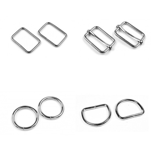 Metal rings loops - d-rings, o-rings