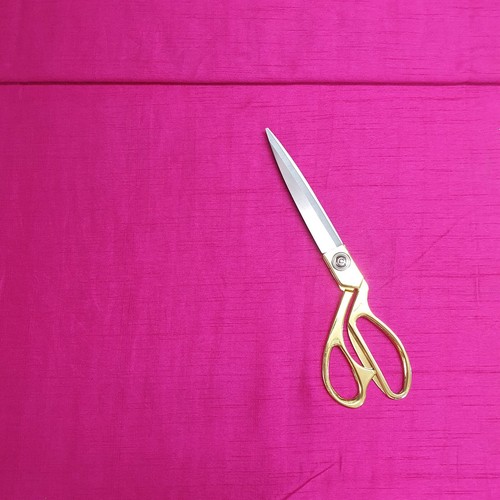 Faux raw silk dupion - faux,