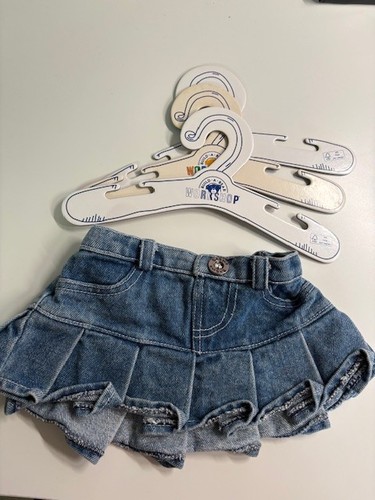 Build bear pleated denim - bear,