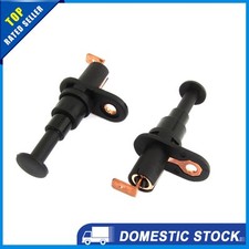 Universal 19D Black Auto Door Jamb Courtesy Lamp Light Switch for Car Pack of 2