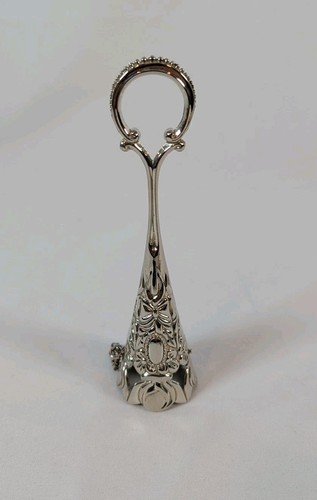 Vintage silver plated tussie - silver,