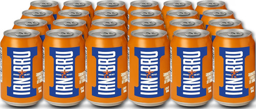 Irn bru fizzy drink cans - irn-bru,