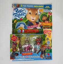 Cbeebies Peter Rabbit Lily Nutkin Mr Tod Figures And Magazine No.101