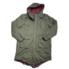 Merc London Classic Tobias Green Fishtail Parka Jacket MOD Coat Men's Large 48"