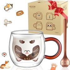 Ecooe Cute Cat Mug - Double