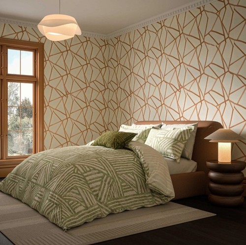 Harlequin crater duvet - duvet, cover