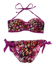 Becca Womens Printed Side Tie