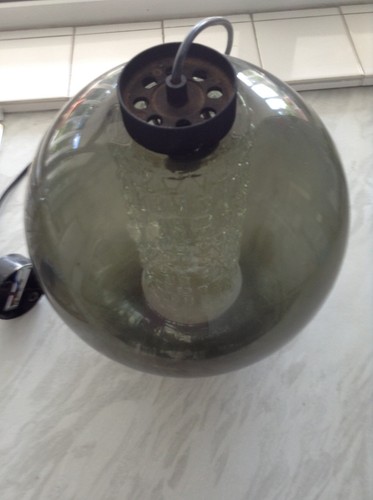 Vintage 1960 glass overtable - vintage, 1960's
