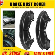 2x Brake Disc Dust Shields