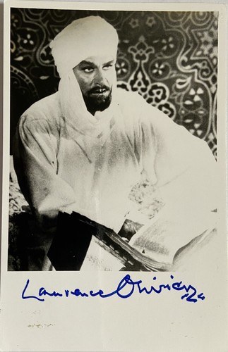 Laurence olivier signed - olivier, photo