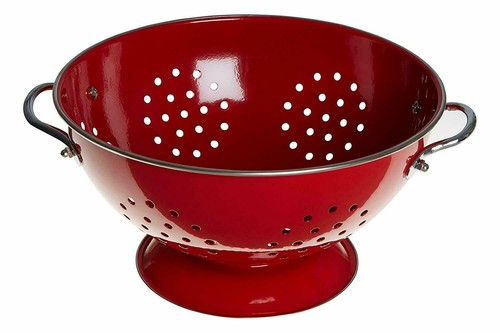 Retro colander stainless steel - colander,
