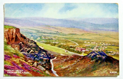 Postcard rocky valley from - -,