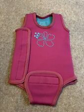 Baby Wetsuit Swimming Wrap 6-12 Months VGC Pink Neoprene Warm Mothercare