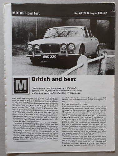 Jaguar xj6 road - jaguar, 4.2